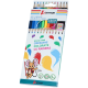 Creioane colorate 12 buc cu radiera pentru copii Soricelul Chitibus